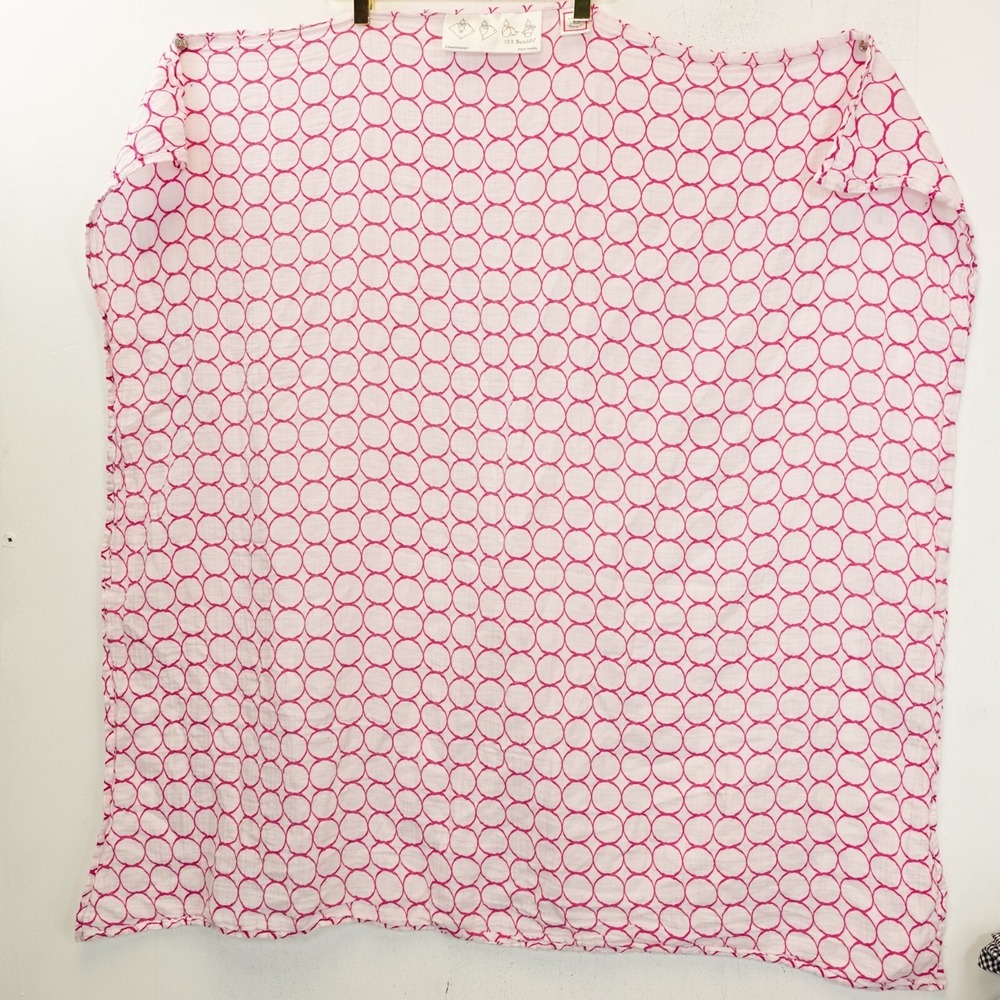 Pink Baby Wrap Swaddling Blanket Square Light Geometric Cozy SWADDLE DESIGNS